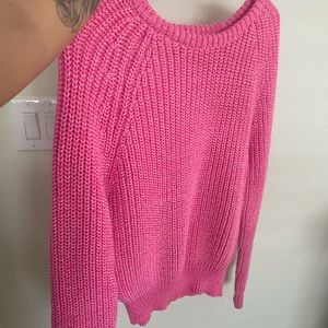 Forever 21 pink knit sweater